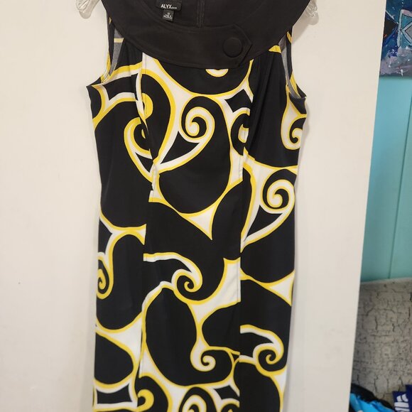 ALYXdress Retro Print Dress Size 10 - Picture 1 of 2